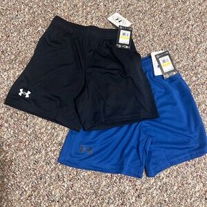 Youth Medium Under Armour Bundle Mesh Shorts